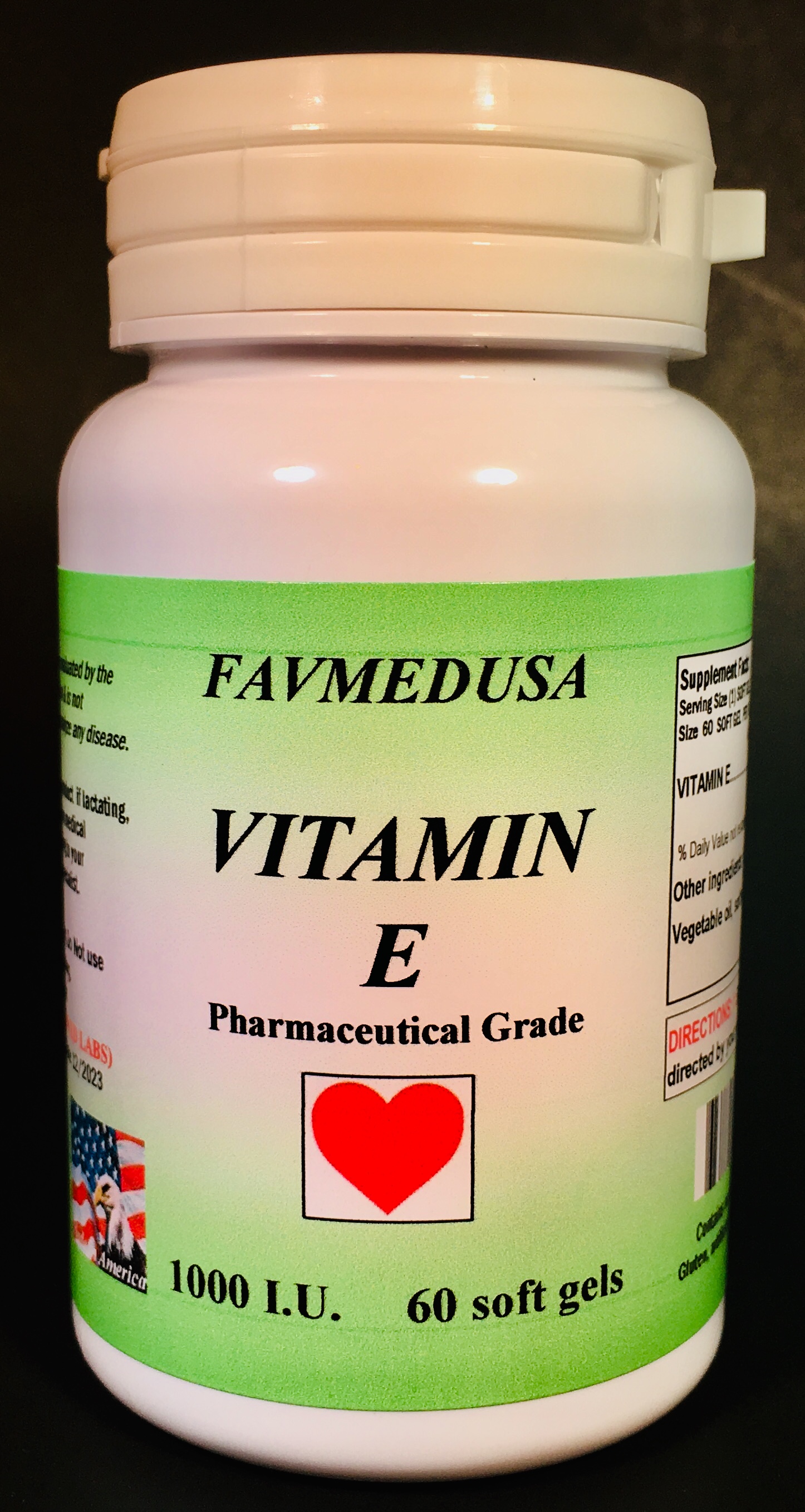 Vitamin E 1000i.u - 60 soft gels